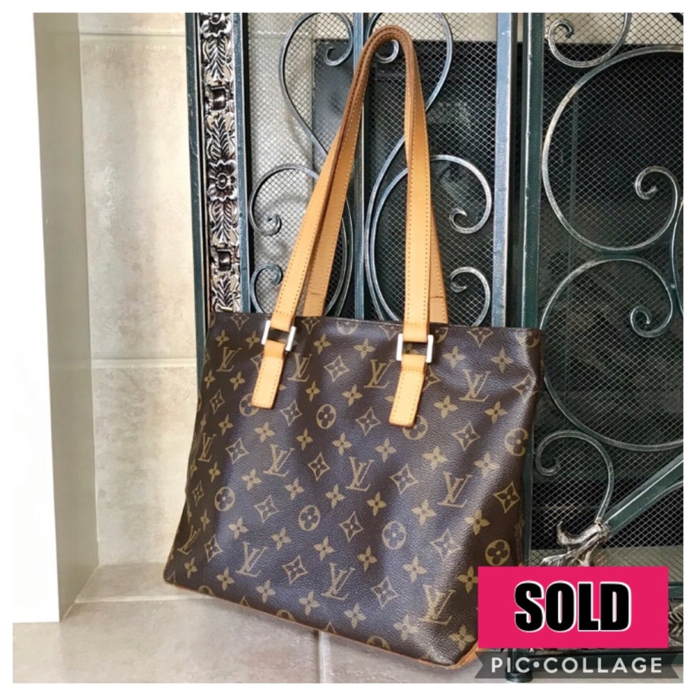 Authentic Louis Vuitton Monogram Cabas Piano